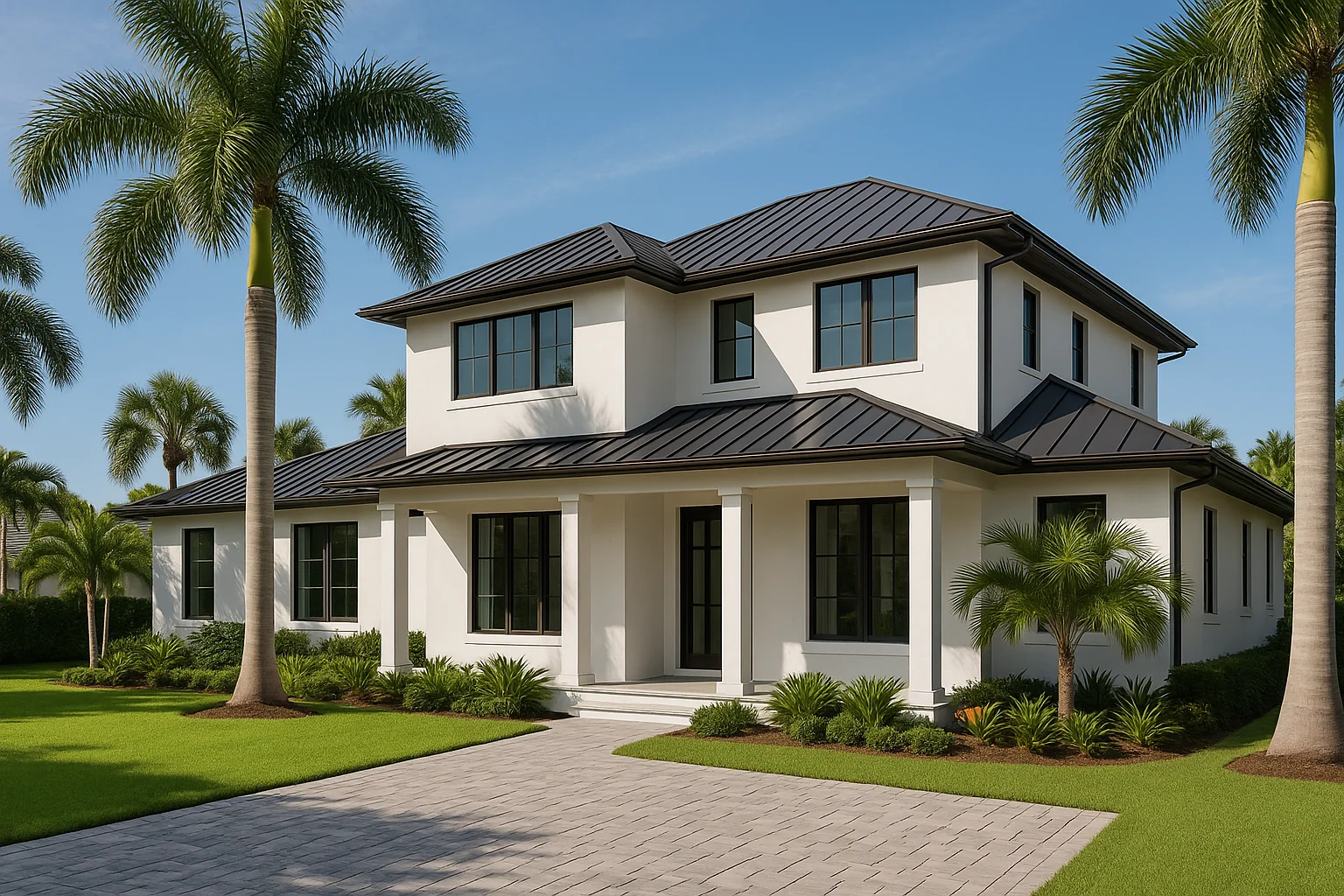 Custom home addition project in Delray Beach, Florida by JN Builders LLC.